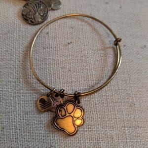 Bronze pawprint alex and ani